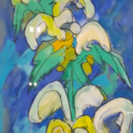 Gouache, Maya Wildevuur, Dovenetel, 1987